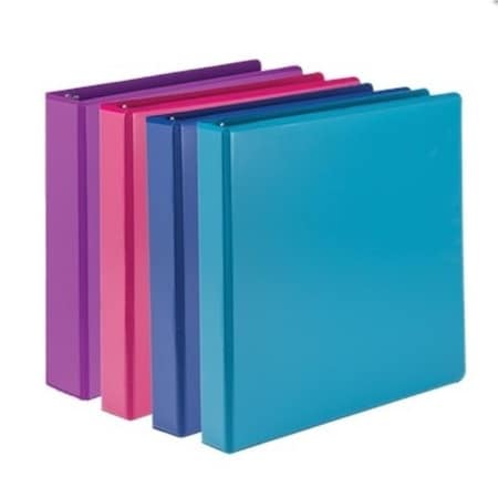 Davenport 1.5 in. Durable Basic Binder, Assorted Color, 4PK DA2937192